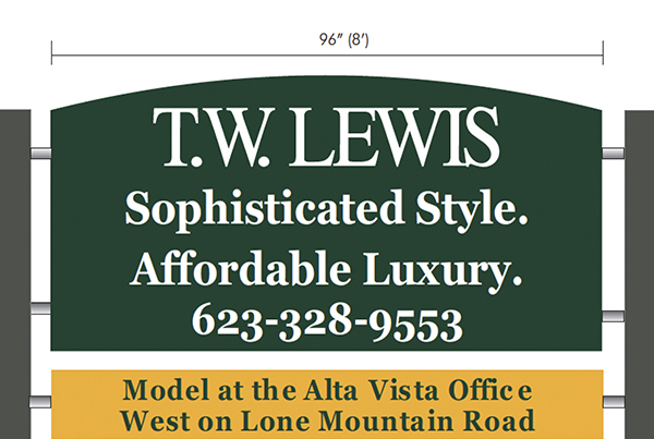 TW Lewis Signage