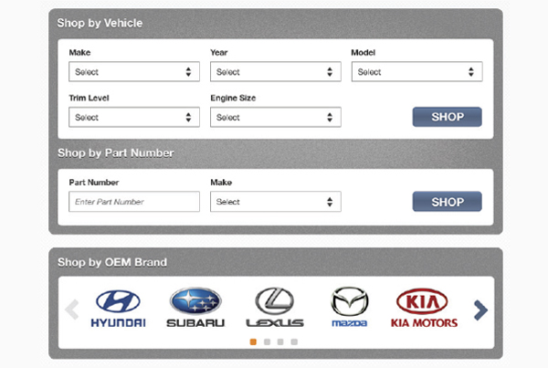 Dealer Direct Parts Website
